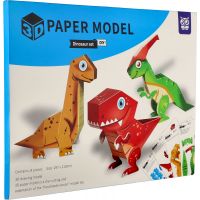 Modely 3D papierové Dinosaury 8 ks v sáčku 5