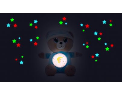 Teddies Modrý Medvedík Usínáček 33 cm