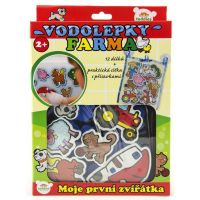 Moje prvé zvieratká Vodolepky Farma 12 ks 4