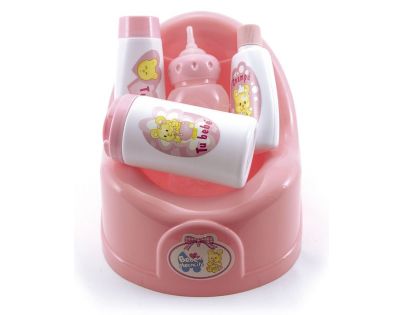 Teddies Nočník plastový s doplňky růžový