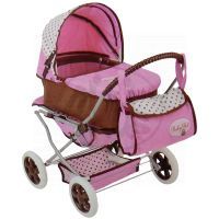 Teddies Panenka miminko mluvící 35cm a kočárek s doplňky 2