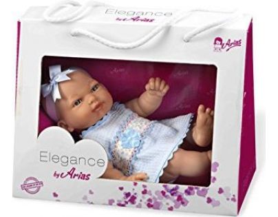 Bábika bábätko voňajúce 26 cm - Modré šaty