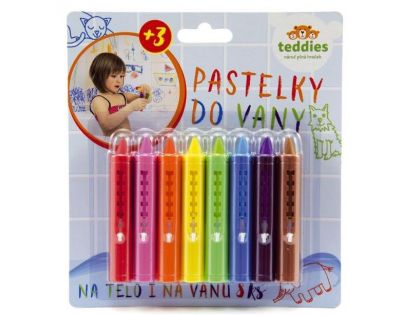 Teddies Pastelky do vane 8 ks