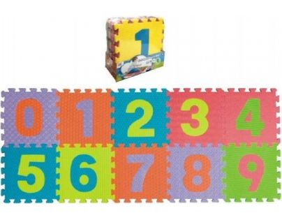 Teddies Pěnové puzzle čísla 0-9
