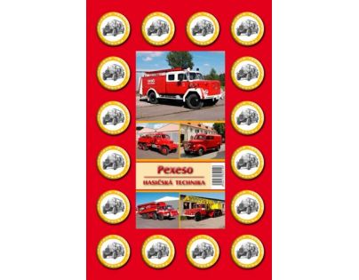 Teddies Pexeso hasiči