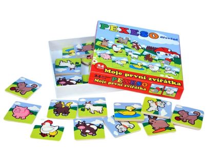 Teddies Pexeso: Moje prvé zvieratká