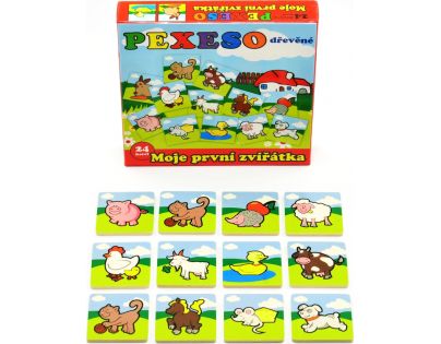 Teddies Pexeso: Moje prvé zvieratká