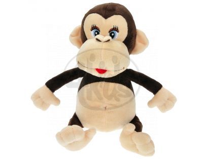 Teddies Opice Pepina plyšová 26cm mluvící