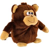 Teddies Plyšová opička Tonička opakujúca vety 18 cm 5