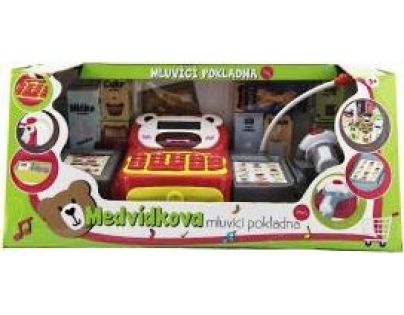 Teddies Pokladňa digitálny hovoriacej CZ 36cm s doplnkami