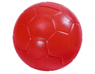 Teddies Pokladnička Lopta Tango 11 cm Červená