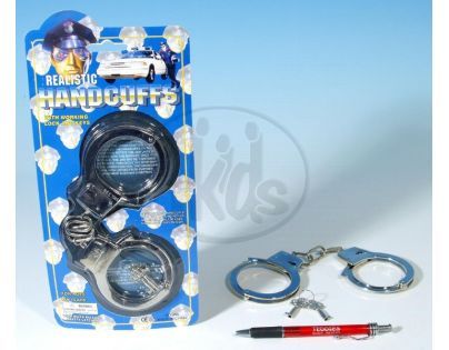 Teddies 283384 - Pouta kovová s funkčním zámkem