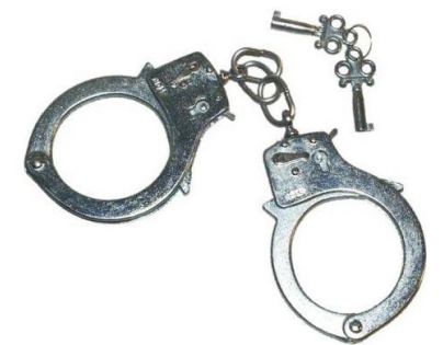 Teddies 00024330  - Policejní pouta kov na kartě