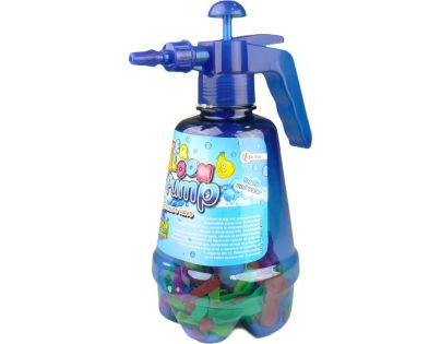 Pumpa a vodní bomby 100ks - Modrá
