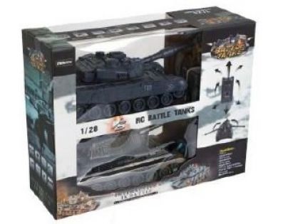 Teddies RC Tanková bitka 2 ks 36 cm s dobíjacím packom