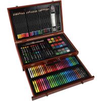 Teddies Sada na maľovanie - Art box kreatívna sada 143 ks v drevenom kufríku 38x25x8 cm 3