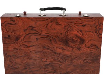 Teddies Sada na maľovanie - Art box kreatívna sada 143 ks v drevenom kufríku 38x25x8 cm