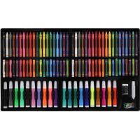 Teddies Sada na maľovanie - Art box kreatívna sada 180ks v drevenom kufríku 47x30x4,5cm 2