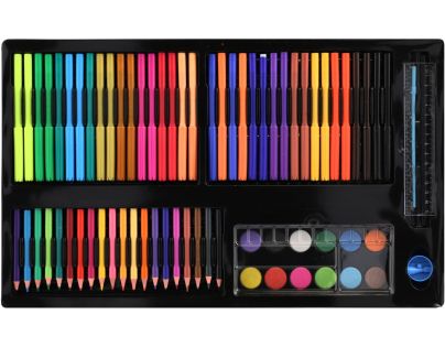 Teddies Sada na maľovanie - Art box kreatívna sada 180ks v drevenom kufríku 47x30x4,5cm