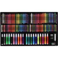 Teddies Sada na maľovanie - Art box kreatívna sada 180ks v drevenom kufríku 47x30x4,5cm 4