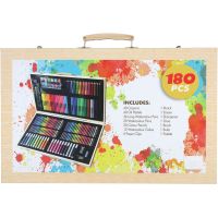 Teddies Sada na maľovanie - Art box kreatívna sada 180ks v drevenom kufríku 47x30x4,5cm 6