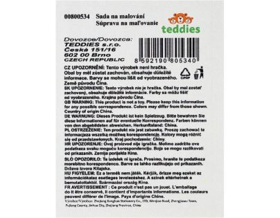 Teddies Sada na maľovanie - Art box kreatívna sada 180ks v drevenom kufríku 47x30x4,5cm