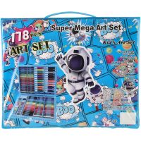 Teddies Sada na maľovanie - Art box kreatívna sada vesmír 178 ks v plastovom kufríku 34x27x3,5 cm 5