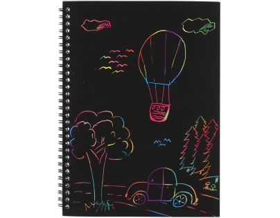Teddies Škrabací notes dúhový 10 listov