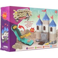 Teddies Stavebnica hrad s pieskom plast s doplnkami v krabici 28x19x8cm