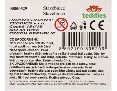 Teddies Stavebnica hrad s pieskom plast s doplnkami v krabici 28x19x8cm
