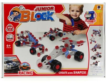 Teddies Stavebnice variant plast 244 ks se šroubovákem