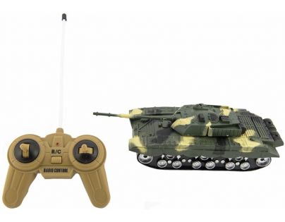 Teddies Tank RC 2 ks 25 cm tanková bitka na batérie so zvukom so svetlom - Poškodený obal