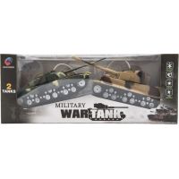 Teddies Tank RC 2 ks 25 cm tanková bitka na batérie so zvukom so svetlom - Poškodený obal 5