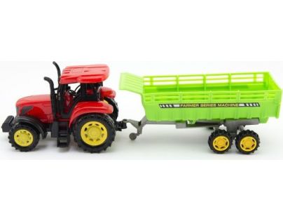 Teddies Traktor s vlečkou 35 cm
