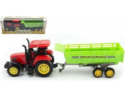 Teddies Traktor s vlečkou 35 cm