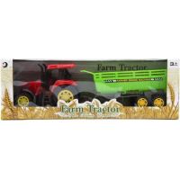 Teddies Traktor s vlečkou 35 cm 3