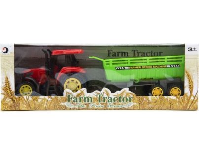 Teddies Traktor s vlečkou 35 cm