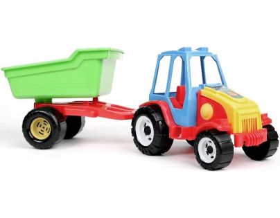 Traktor s vlekem plast 52 cm