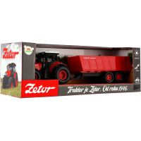 Traktor Zetor s valníkom 36 cm na zotrvačník červený 3
