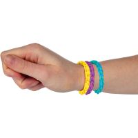 Teddies Urob si svoj náramok - gumičky 5000 ks + náradie 4 farby v sáčku 17x22 cm 3