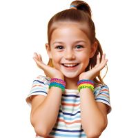 Teddies Urob si svoj náramok - gumičky 5000 ks + náradie 4 farby v sáčku 17x22 cm 4