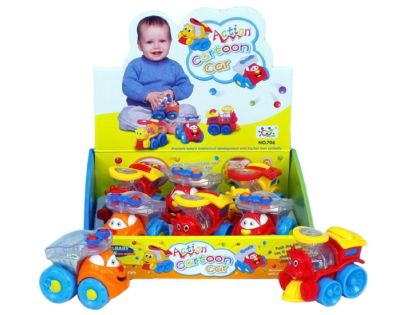 Veselé vozidlo s kuličkami 10 cm