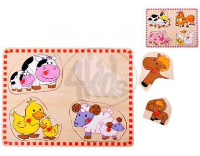 Vkládačka zvířátka s mláďaty - s prasátkem