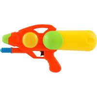 Vodná pištoľ plast 33 cm oranžovožltá