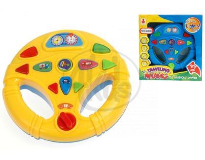 Volant 8 zvuků 15cm na baterie se zvukem se světlem