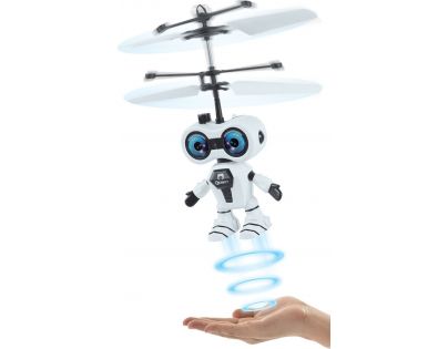 Vrtulník vesmírný letec 15 cm se senzorem - Modrá