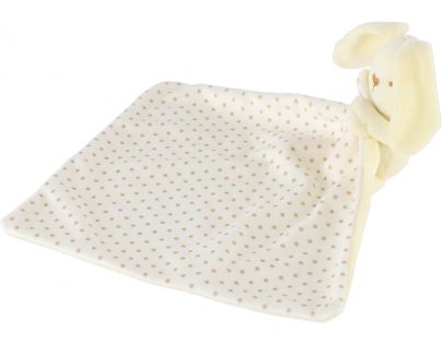 Teddies Zajačik zaspávačik žltý 23 x 23 cm