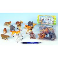 Mikro 50143 - Zvířátka safari - mláďata (6,5-9cm) - 12ks 2