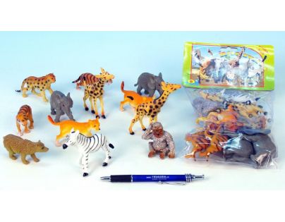 Mikro 50143 - Zvířátka safari - mláďata (6,5-9cm) - 12ks
