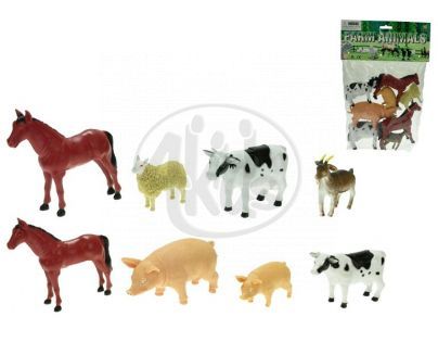 Mikro  - Zvířátka farma 8-13cm 8ks v sáčku